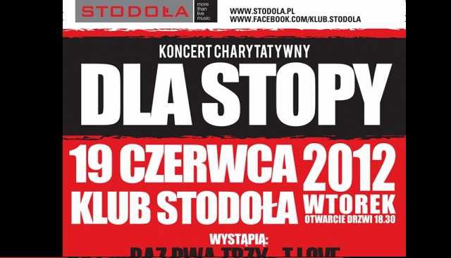 Koncert DLA STOPY #2 - rozpiska 