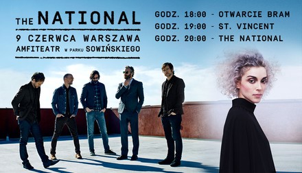 INFORMACJE ORGANIZACYJNE KONCERTU THE NATIONAL