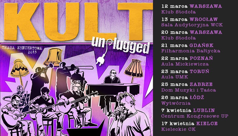 ZMIANA TERMINU KONCERTU KULT UNPLUGGED W KIELCACH!