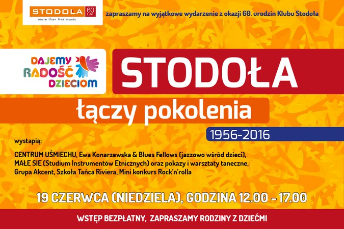 60. urodziny klubu Stodoła dla rodzin z dziećmi.