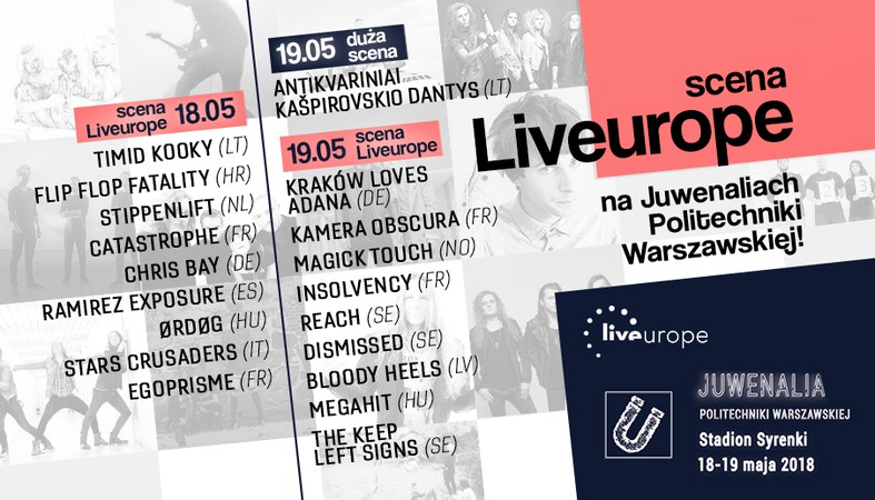 SCENA LIVEUROPE (JUWENALIA PW) - DZIEŃ I