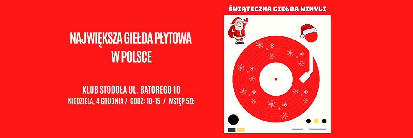 ŚWIĄTECZNA GIEŁDA PŁYTOWA + GIEŁDA FOTOGRAFICZNA
