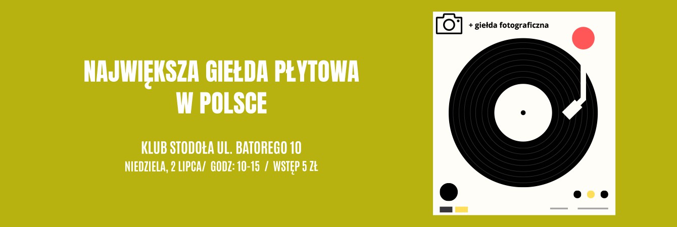 NAJWIĘKSZA GIEŁDA PŁYTOWA + GIEŁDA FOTOGRAFICZNA