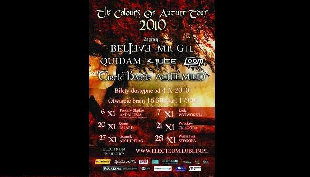 The Colours Of Autumn Tour 2010