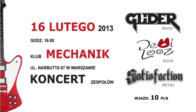 Satisfaction, Demi Looz i Glider (Klub Mechanik)
