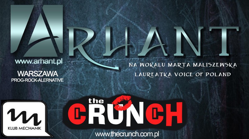 ARHANT & THE CRUNCH (klub Mechanik)