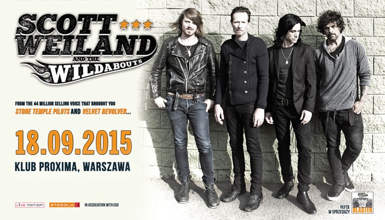 Scott Weiland & The Wildabouts (Klub Proxima) - KONCERT ODWOŁANY!