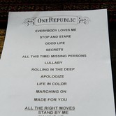 ONE REPUBLIC 2011-04-27