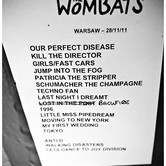 THE WOMBATS 2011-11-28